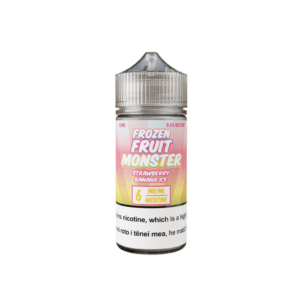 Frozen Fruit Monster - Strawberry Banana ICE - Vapoureyes NZ